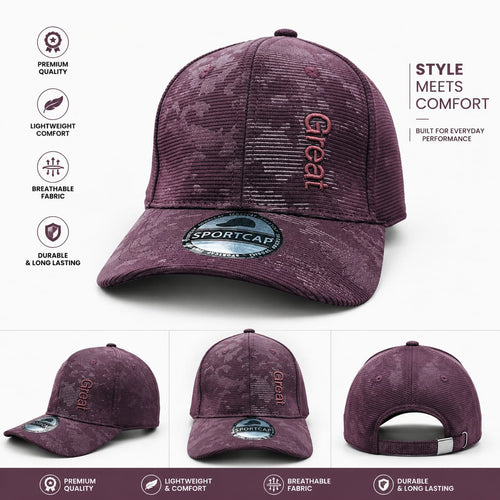 Premium Textured  Adjustable Cap